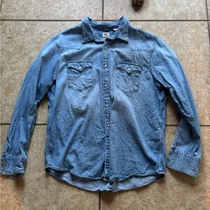 Levi’s Denim Button-Up Shirt sz XL